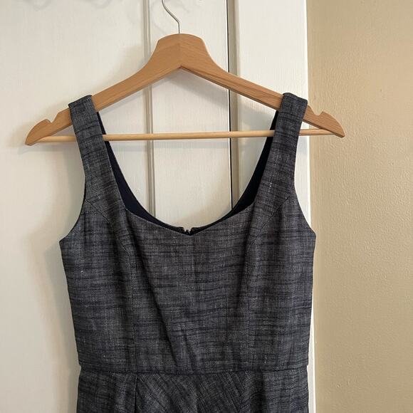 JAYGODFREY dress chambray heathered asymmetrical mini - Picture 2 of 6